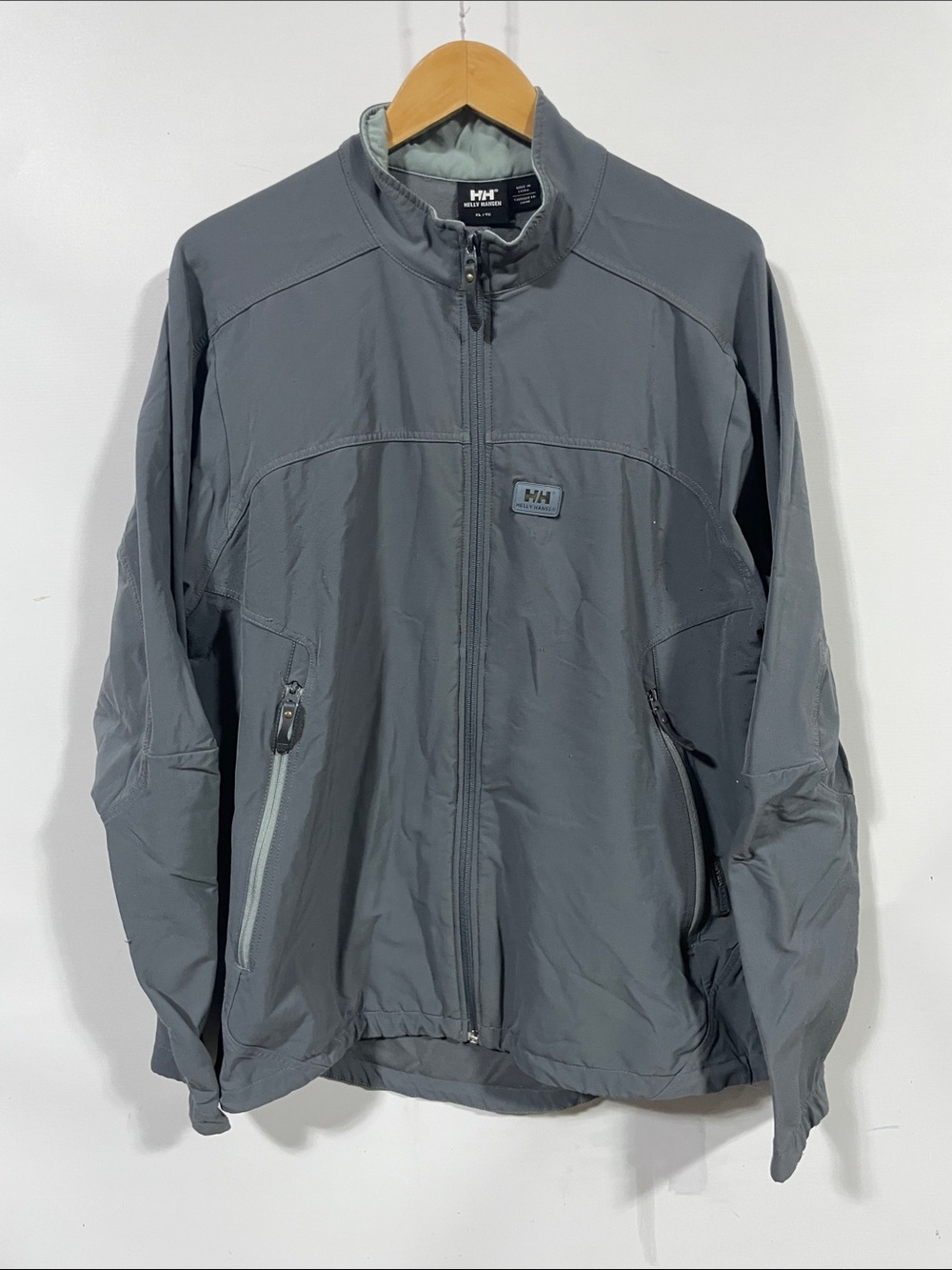 Helly Hansen Men's Gray Lightweight Zip-Front Jacket